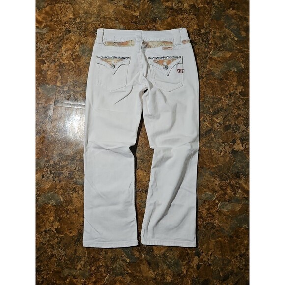 miss me capri size 29 Oyster Color Distressed Camo Bling (J6) - Picture 9 of 11